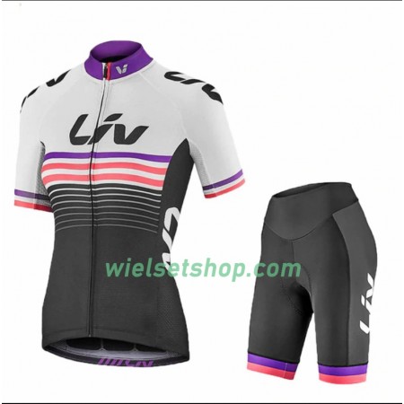 Fietskleding Dames (Fietsshirt + Fietsbroek Kort) 2019 CCC Liv N002
